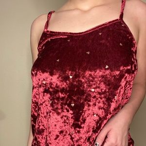 Red Velvet Heart Pj Set